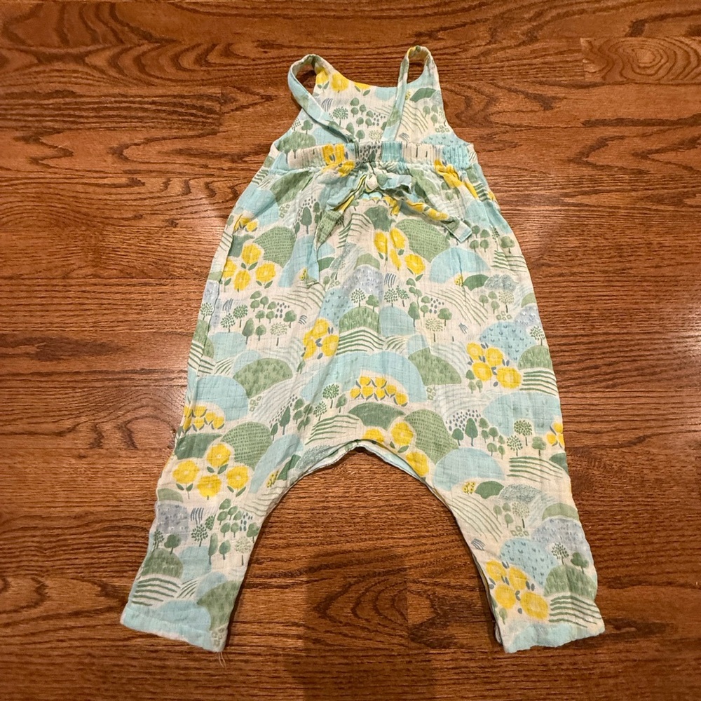 NEW Angel Dear Tie Back Romper 12-18 Months - Picture 2 of 7